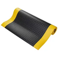 COBA Europe Arbeitsplatzmatte PVC 1 m x 1200 mm Schwarz/Gelb