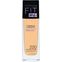 Maybelline Fit Me! Foundation LSF 18 220 natural beige 30 ml