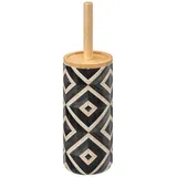 5five simply smart - Schwarz-beige wc-bürste canvas - 5five