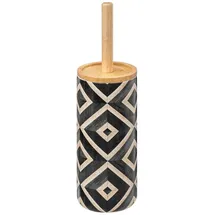 5five simply smart - Schwarz-beige wc-bürste canvas - 5five