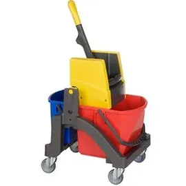 Vermop Aquva Nasswischwagen mit Presse