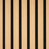 wall-art Akustik-Wandpaneele Aku Braun 4 St. 60 x 30 x 2 cm