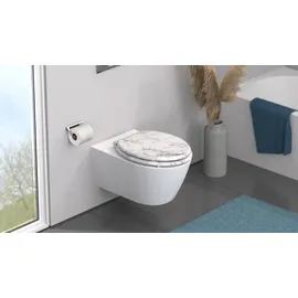 Schütte WC-Sitz Marmor Stone Grau