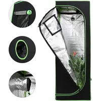 Wolketon 80x80x180 cm Grow Zelt für Pflanzen Zuchtzelt Gewächshaus Box Garten Anzucht Gemüse Kräuter Grow Schrank