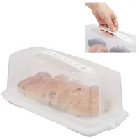 Relaxdays Eckige Kuchenbox