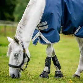 Horseware Ireland Outdoordecke 0g Amigo Bravo 12 Turn Out Lite w/la Navy/Titanium Grey & Silver 145