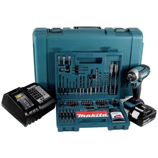 DTD152STK inkl. 1 x 5,0 Ah + Koffer + 100 tlg. Bit Bohrer Set