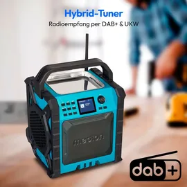 Medion Baustellenradio blau