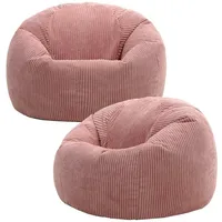 I.C.O.N. Icon Kingston Sitzsack Cord, Rosa - 2 Jahre