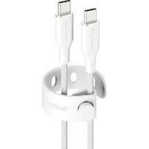 Panzer Glass USB-C auf USB-C 2 m Weiß
