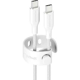 Panzer Glass USB-C auf USB-C 2 m Weiß