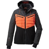 killtec (Kilah Damen, Skijacke/Funktionsjacke Mit Abzippbarer Kapuze Und Schneefang, Anthrazitmelange, 44