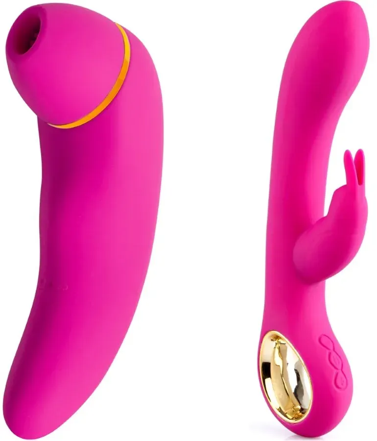 Hugbox Sextoy Bestseller Set – Clitorisstimulator en Rabbit Vibrator 30x30x20 cm