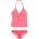 VENICE BEACH Tankini VENICE BEACH Mädchen Gr 134/140 N-Gr weiß hummer weiß Polyamid Melange-Effekt Bikini-Sets Tankini verstellbare Träger unifarbene Hose