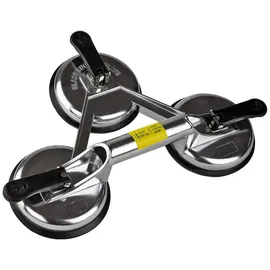 DEMA Saugheber Aluminium 3 Teller silber