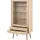 VCM Vitrinenschrank Canes 72 x 36 cm Weiß