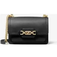 Michael Kors MK Umhängetasche Heather Extra-Small Aus Leder - Schwarz - Michael Kors - ONE SIZE