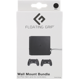 Floating Grip Playstation 4 Slim and Controller Wall Mount - Bundle (Black), Weiteres Gaming Zubehör