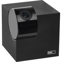 Emos GoSmart Überwachungskamera mit WiFi und App, Indoor Smart Home Tierkamera, rotierende 1080p IP-Kamera kompatibel mit Alexa, Google Assistant, neigbar und schwenkbar