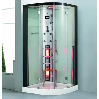 XXL Luxus LED Dampfdusche+Infrarotsauna Kombi Infrarot-Sauna-Wärmekabine 2024