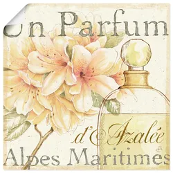 Artland Poster »Blumen und Parfum III«, Schilder, (1 St.), als Leinwandbild, Wandaufkleber oder Poster in versch. Größen Artland Farbe Bild(er): naturfarben