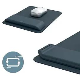 Leitz Mousepad mit Handgelenkauflage dunkelgrau