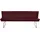 K+W Komfort & Wohnen Sitzbank Polsterbank rot 195 x 87 x 65 cm