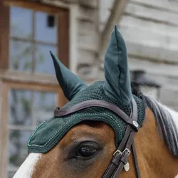 Fliegenhaube Wellington velvet pearls Tannen grün EINHEITSGRÖSSE