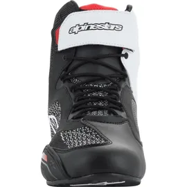 Alpinestars Faster 3 Rideknit Schwarz/Weiß/Rot 43,5