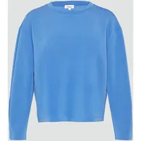 S.Oliver Scuba-Sweatshirt aus Modalmix mit Faltendetail, Royalblau 38