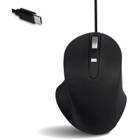Matias USB-C Maus aus PBT kabelgebunden, Schwarz