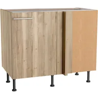 OPTIFIT Eckunterschrank Erik290 100 x 65 x 58,4 cm Wildeiche