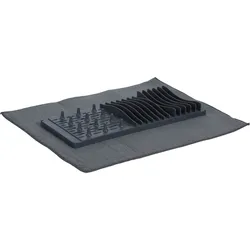 WellHome - Abtropfgestell mit grauer Mikrofaser-Abtropfmatte