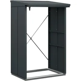 Hörmann Kaminholzregal Elegant Typ 1 112,7 x 102,5 x 198 cm anthrazitgrau