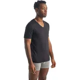 V Merino Kurzarm-t shirt Black Monsoon L