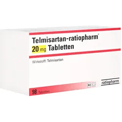 Telmisartan-ratiopharm 20 mg Tabletten 98 St