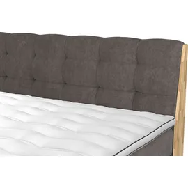 Home Affaire Boxspringbett »Naome« Boxspringbett, Inklusive Topper braun