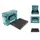 Makita Makpac 2 Systemkoffer mit Universaleinlage grün