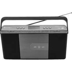SOUNDMASTER RCD 1870 SW Radio, Schwarz/Silber
