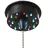 satisfire Spiegelkugel Motor mit bunte LED bis 20cm Schwarz