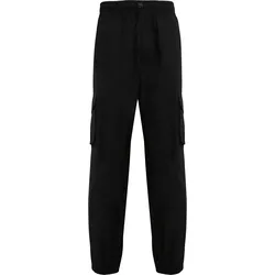 Cargohose DEF "DEF DEF Jumpa Cargopants", Herren, Gr. L, US-Größen, schwarz, 100% Polyester, unifarben, normal, Hosen
