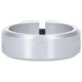 oak components Sattelklemme Orbit 34,9 mm Silber