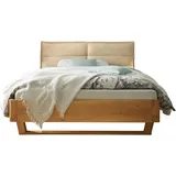 Schlafkontor Massivholzbett »Tjark«, wahlweise Bett mit Liegefläche in 140 oder 180 cm, braun