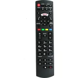 Alltro Ersatz Fernbedienung für Panasonic TV / TX-50EXM715 TX-50EXW734 TX-50EXW735 Fernseher Remote Control - Schwarz