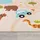 KADIMA DESIGN Kinderteppich Waschbar, mit Safari‐Straßen‐Muster, Mehrfarbig 80 x 150 cm
