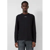 QS T-Shirt | schwarz - S