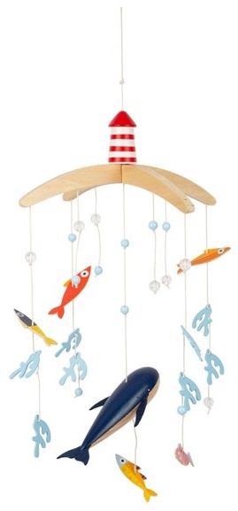 - Wooden Baby Mobile Great Ocean