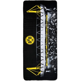 BVB Borussia Dortmund Borussia Dortmund Unisex bvb microvezel handdoek Handtuch, Baumwolle , Schwarz/Gelb, 75x180cm EU