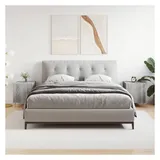 vidaXL Nachtschrank 2 Stk. 40 x 40 x 50 cm Grau