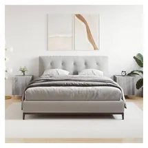 vidaXL Nachtschrank 2 Stk. 40 x 40 x 50 cm Grau